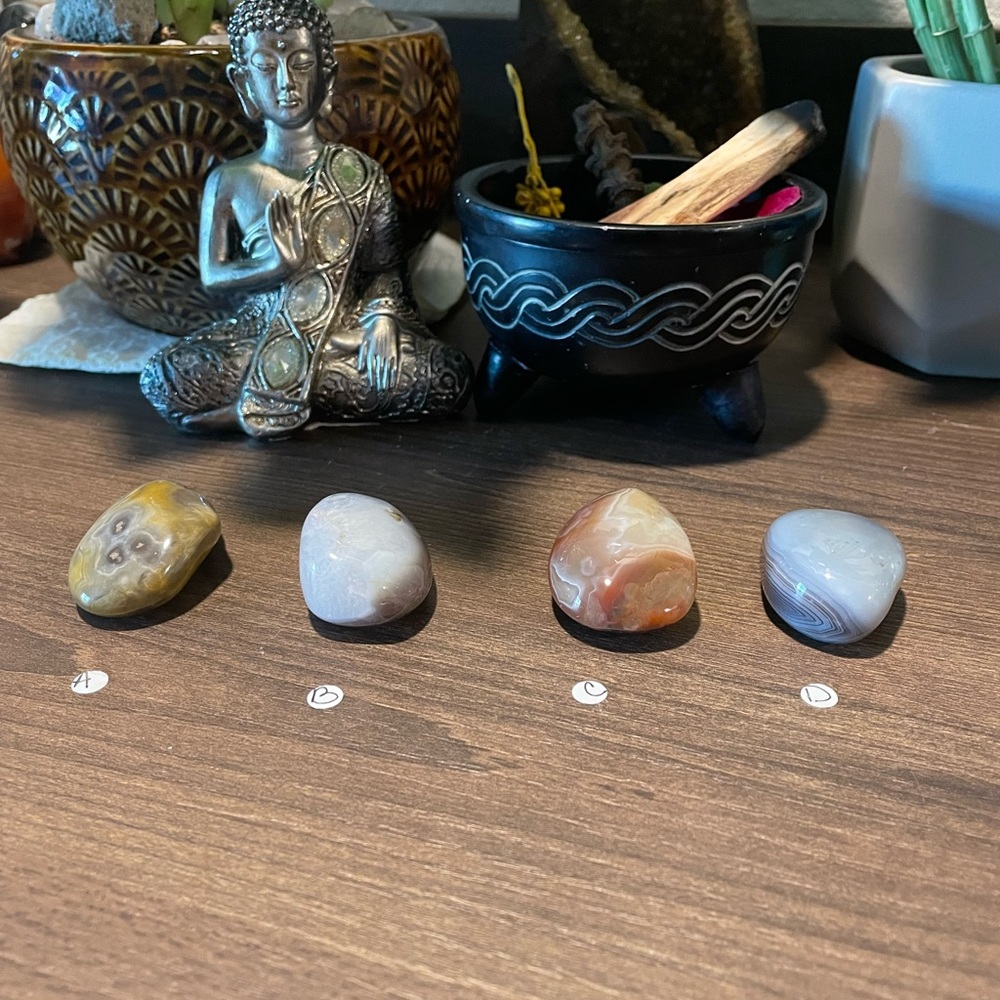 Boswana Agate Large Tumbles